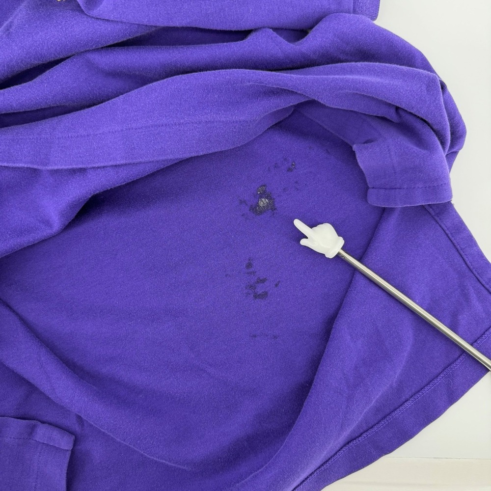 Polo Ralph Lauren Polo Shirt Mens M Purple Short Sleeve Embroidered Pony Logo - Picture 6 of 12